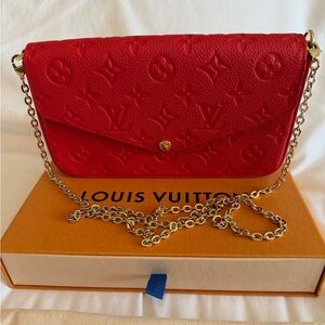 Louis Vuitton Pochette Félicie • Monogram Empreinte Leather